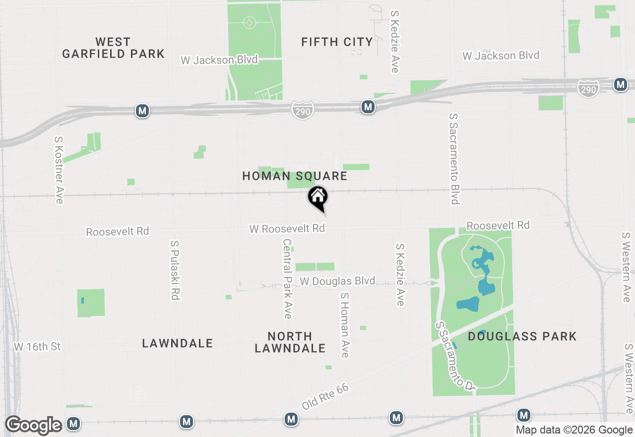 Map of 1141 S Saint Louis Avenue, Chicago, IL 60624