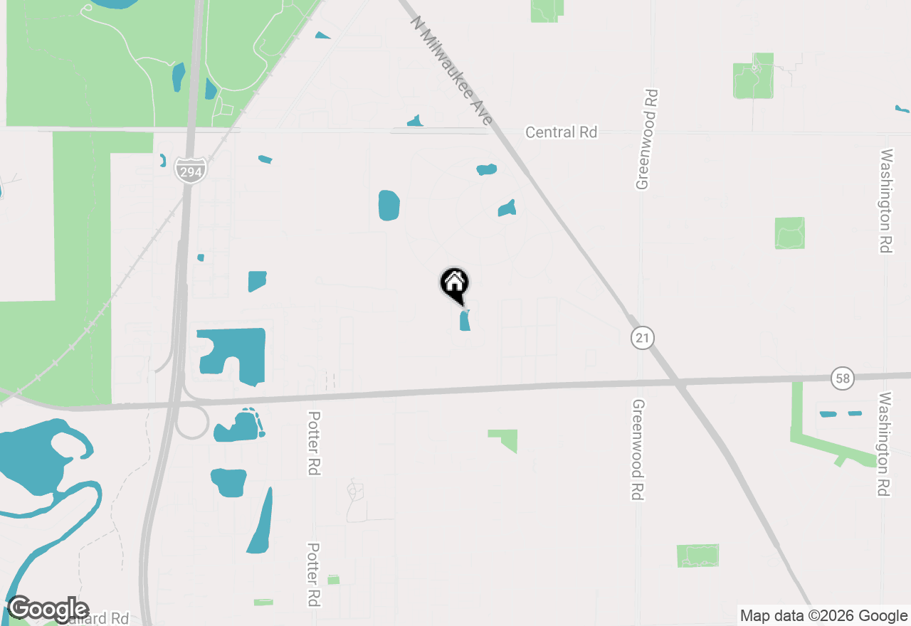Map of 8904 W Heathwood Circle #8904, Niles, IL 60714