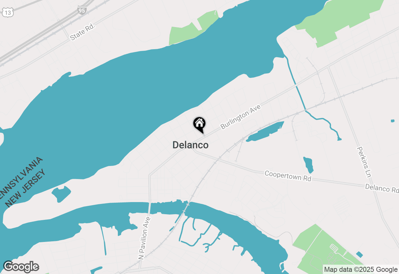Map of 1000 Burlington Avenue, Delanco, NJ 08075