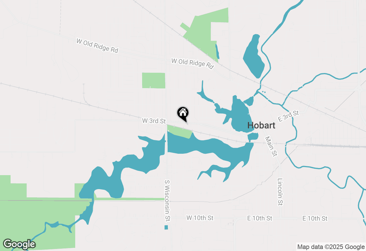 Map of 523 W 3rd Street, Hobart, IN 46342