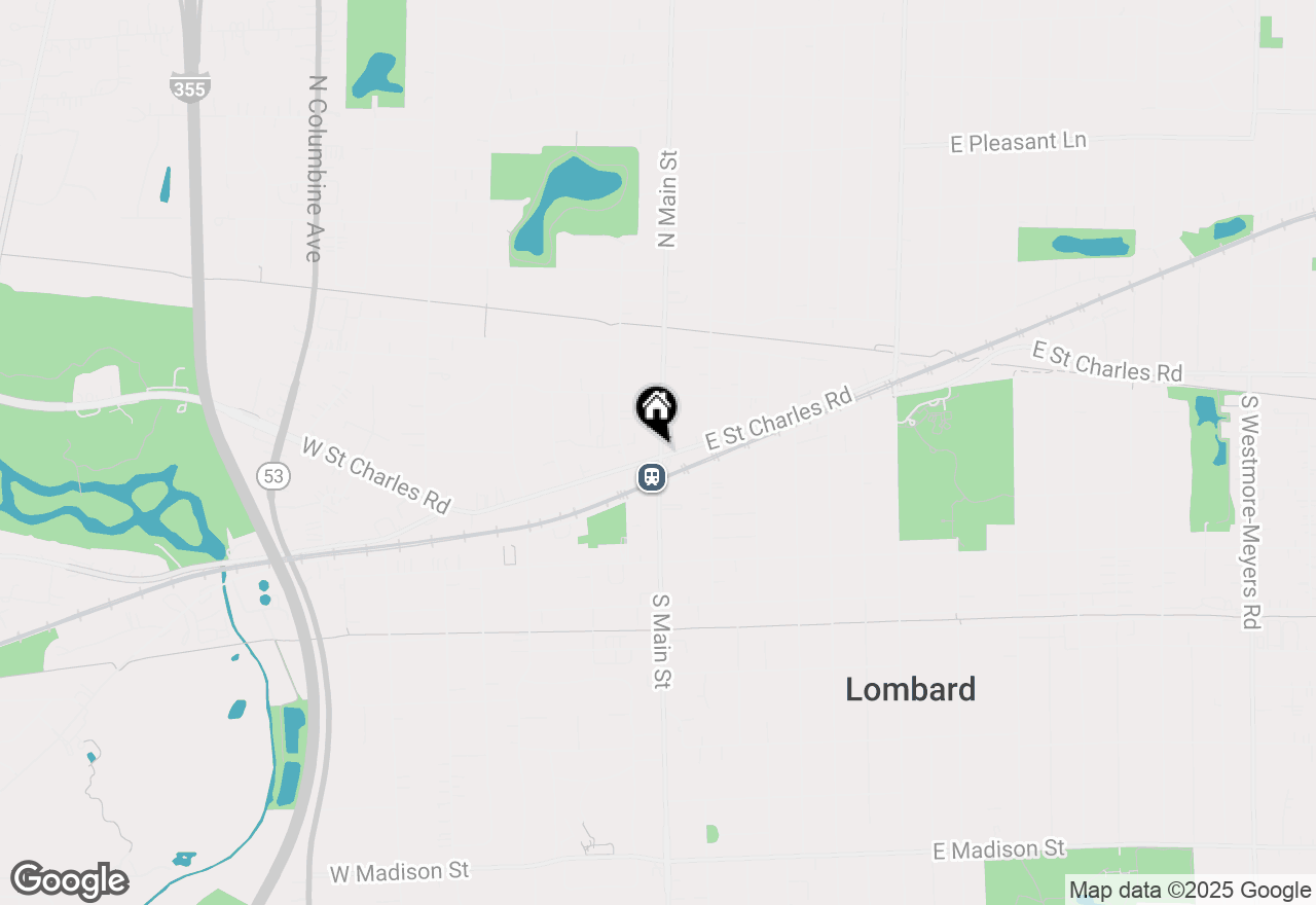 Map of 2 W St Charles Road #1, Lombard, IL 60148