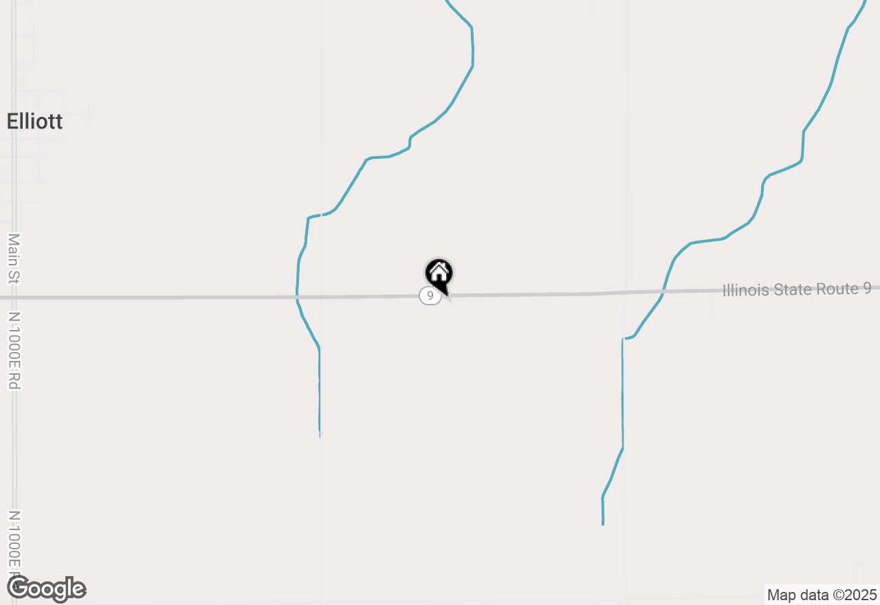 Map of 1141 E State Route 9, Paxton, IL 60957