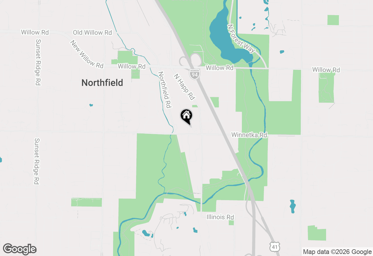 Map of 1755 Winnetka Road #1755, Northfield, IL 60093