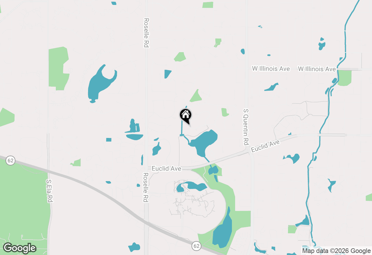 Map of 1145 Peregrine Court, Palatine, IL 60067