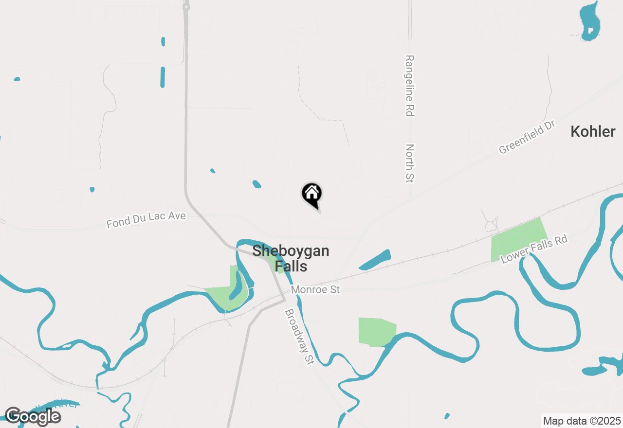 Map of 517 Richmond Ave, Sheboygan Falls, WI 53085