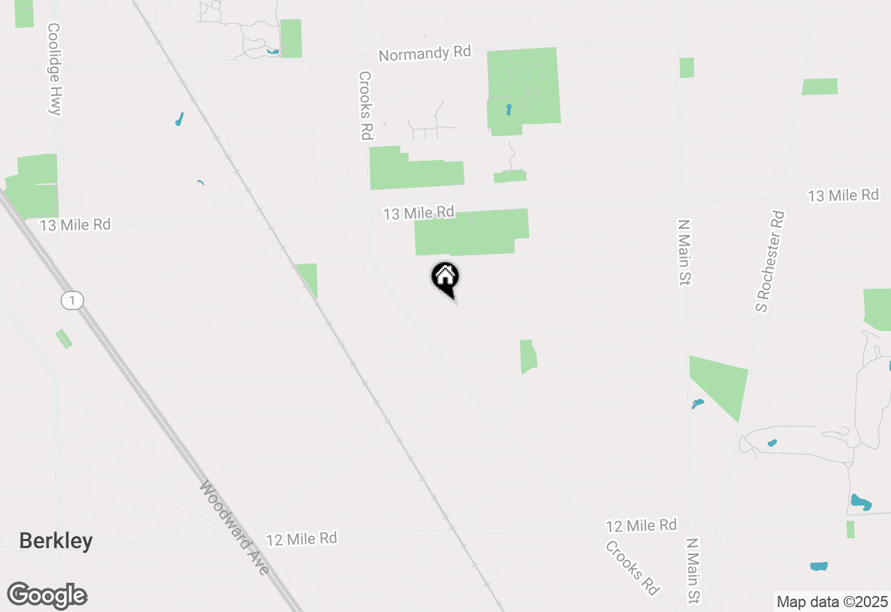 Map of 1313 Royal Avenue, Royal Oak, MI 48073