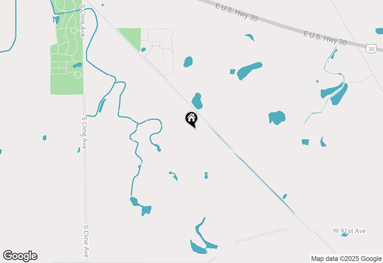 Map of 6650 W 85th Court, Crown Point, IN 46307