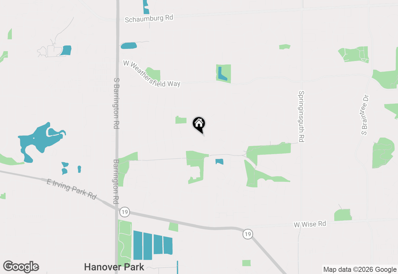 Map of 974 Yorkshire Drive, Hanover Park, IL 60133