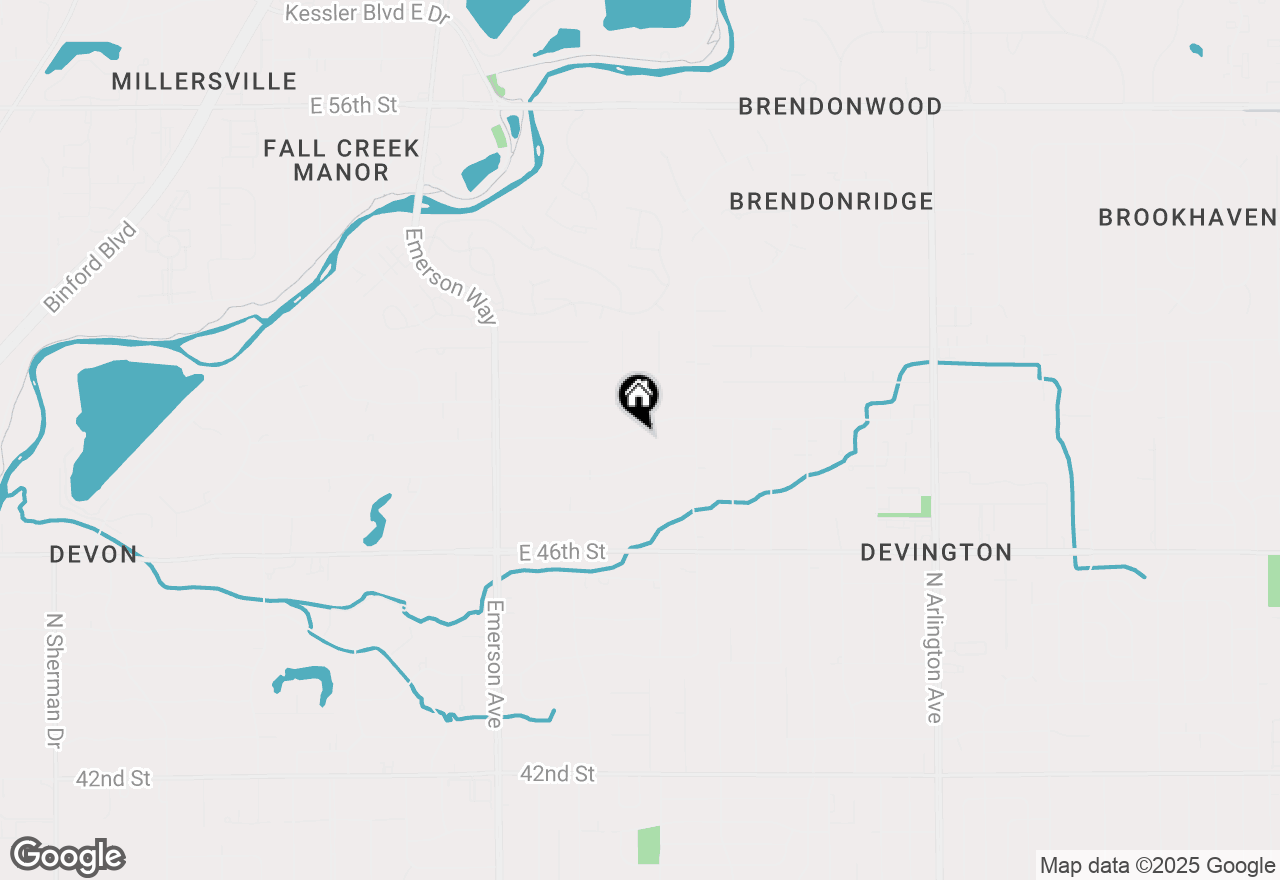 Map of 5309 Radnor Road, Indianapolis, IN 46226