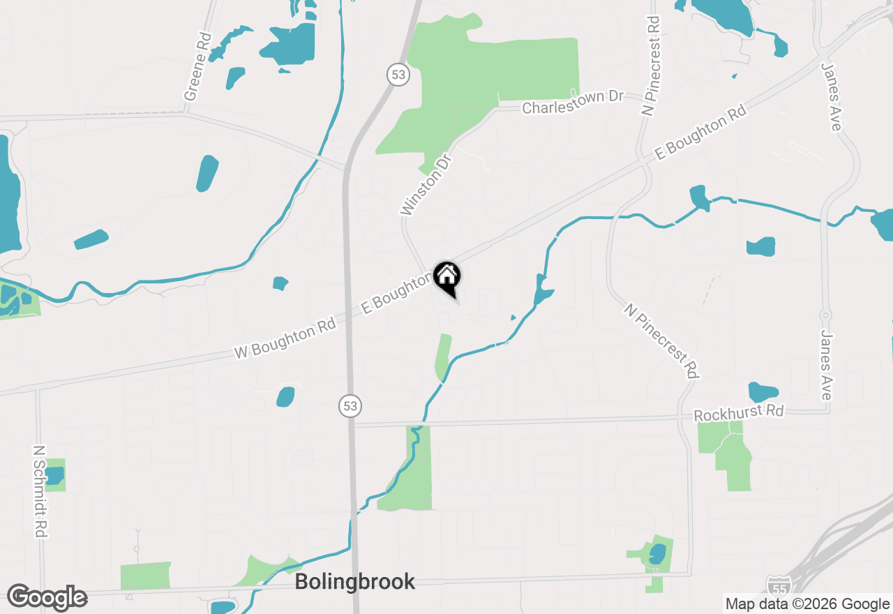 Map of 441 Sullivan Circle, Bolingbrook, IL 60440