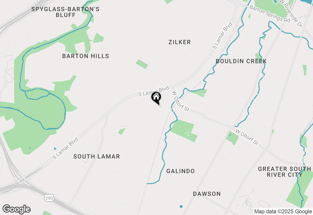 Map of 2310 Thornton Rd #A, Austin, TX 78704