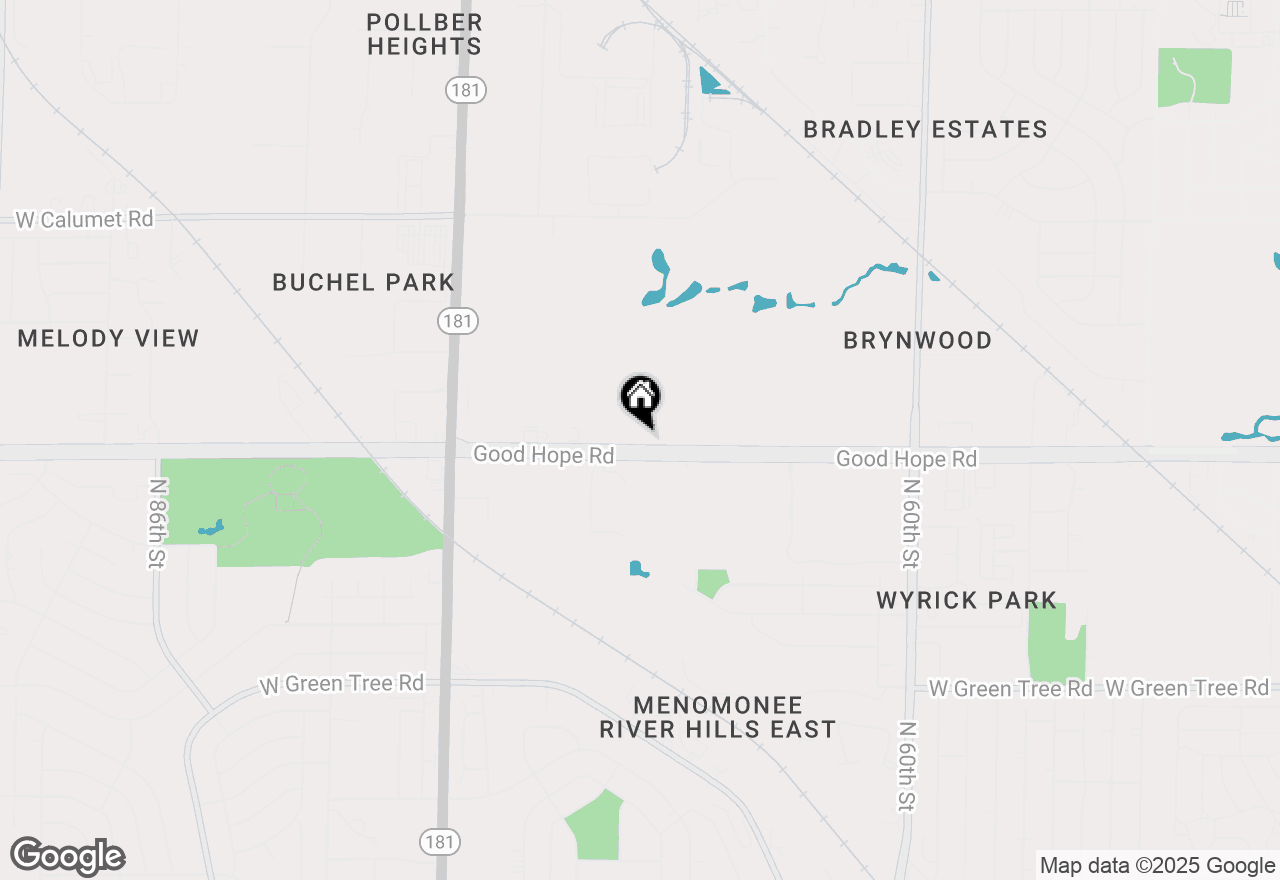 Map of 6922 W Good Hope Rd #6930, Milwaukee, WI 53223