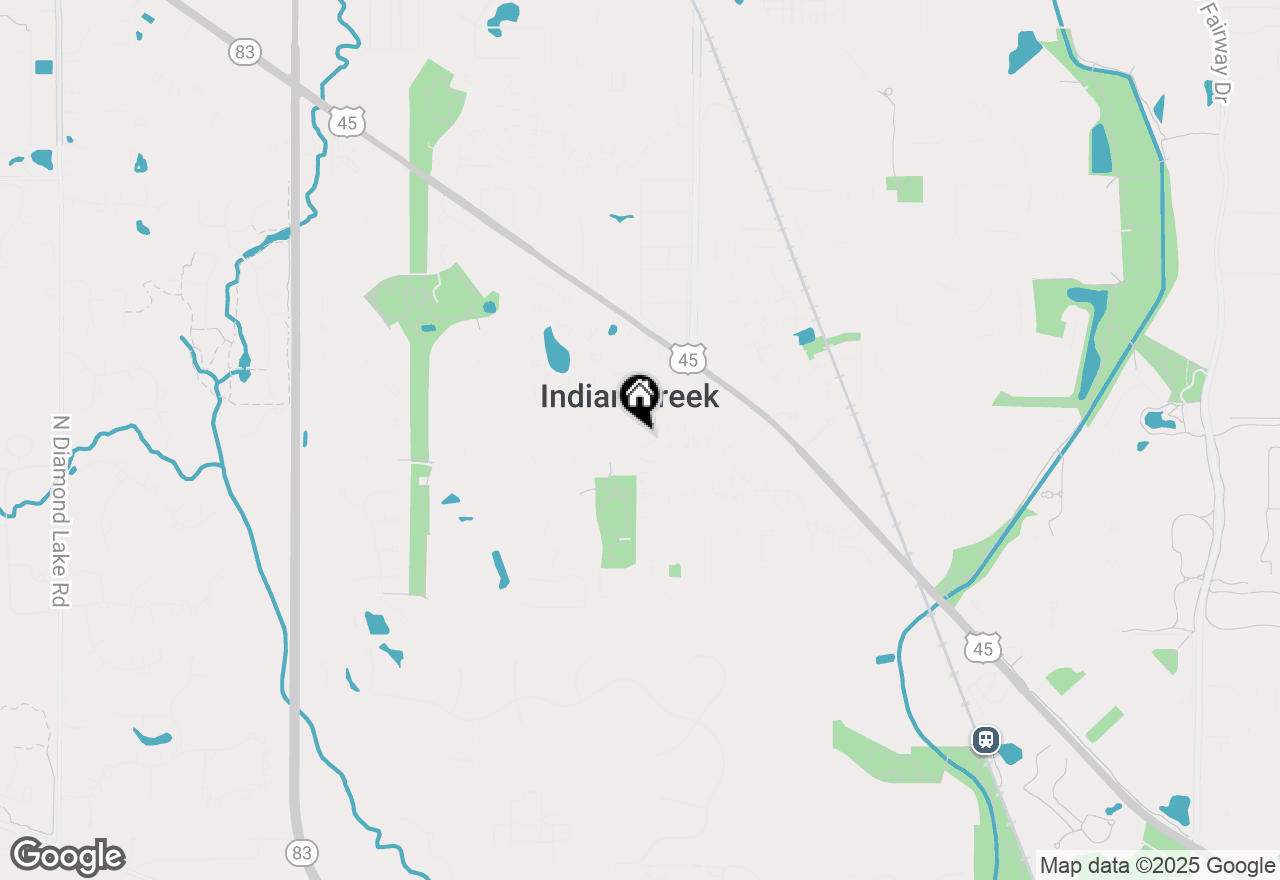 Map of 3 Oakwood Road, Indian Creek, IL 60061