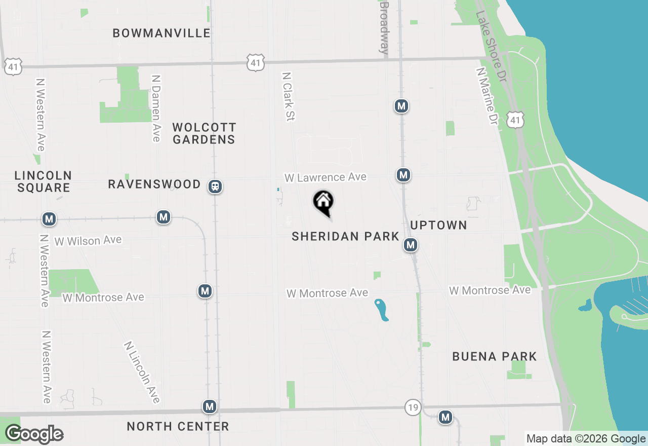 Map of 4625 N Dover Street #G, Chicago, IL 60640