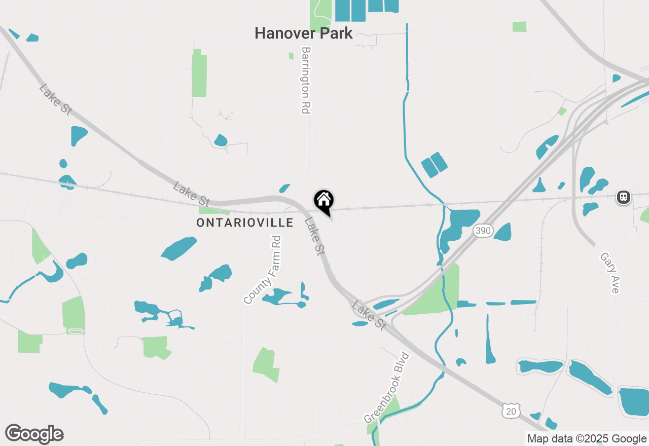 Map of 6348 Fremont Drive, Hanover Park, IL 60133