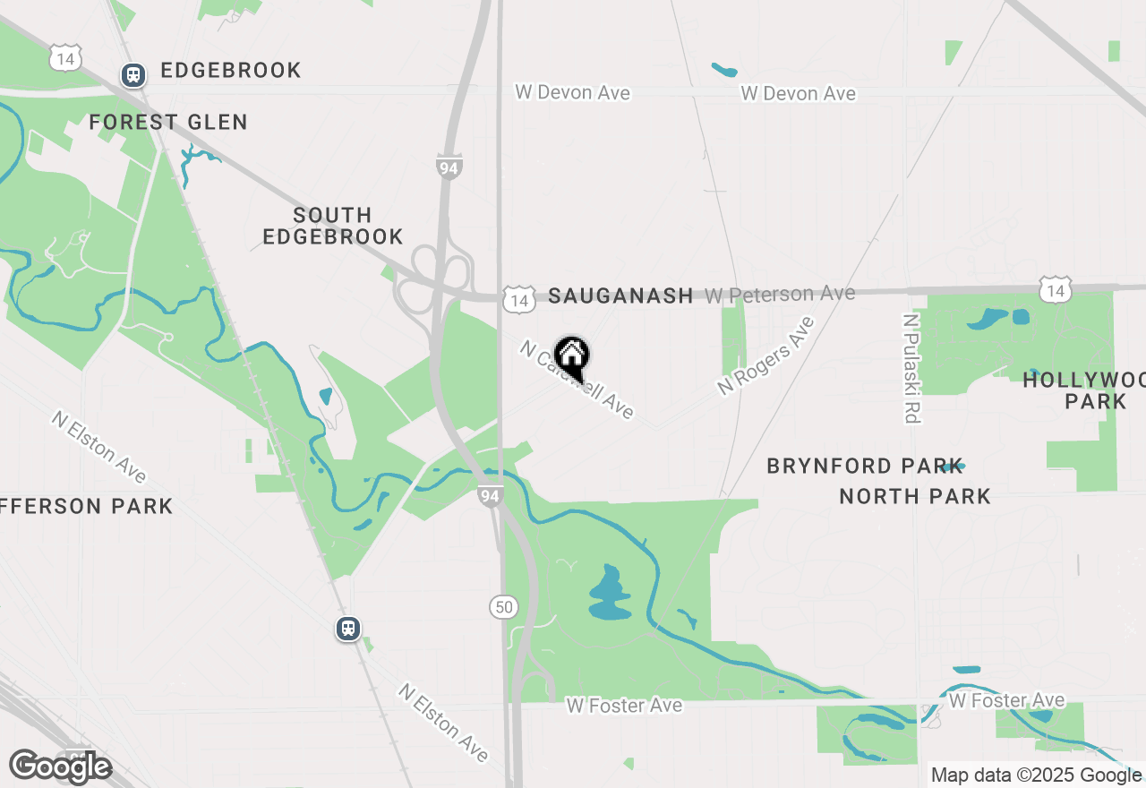 Map of 5842 N Kingsdale Avenue, Chicago, IL 60646