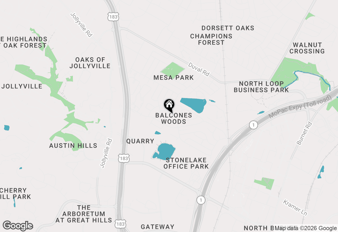 Map of 11318 Alhambra Dr, Austin, TX 78759