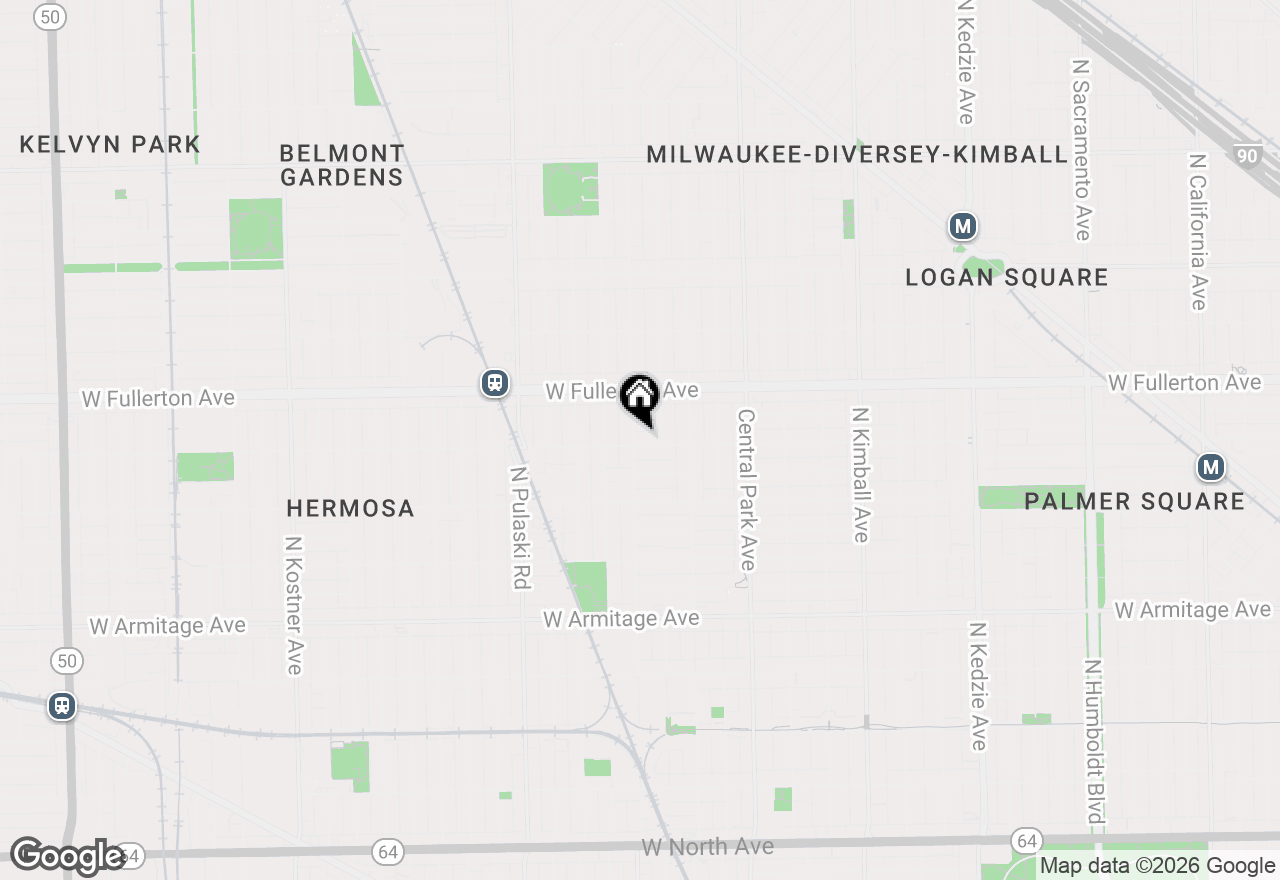 Map of 3754 W Belden Avenue, Chicago, IL 60647