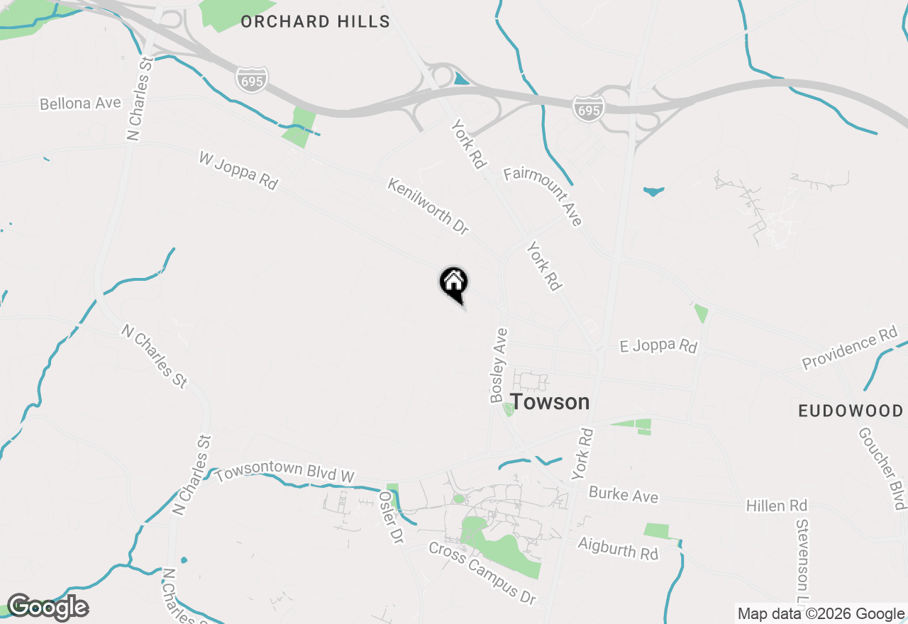 Map of 500 Park Avenue, Baltimore, MD 21204