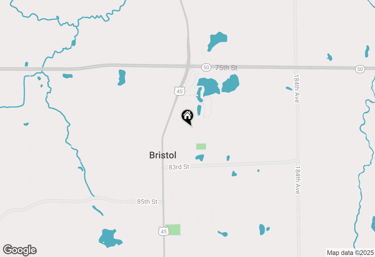 Map of 19533 Jamestown Pl #201, Bristol, WI 53104