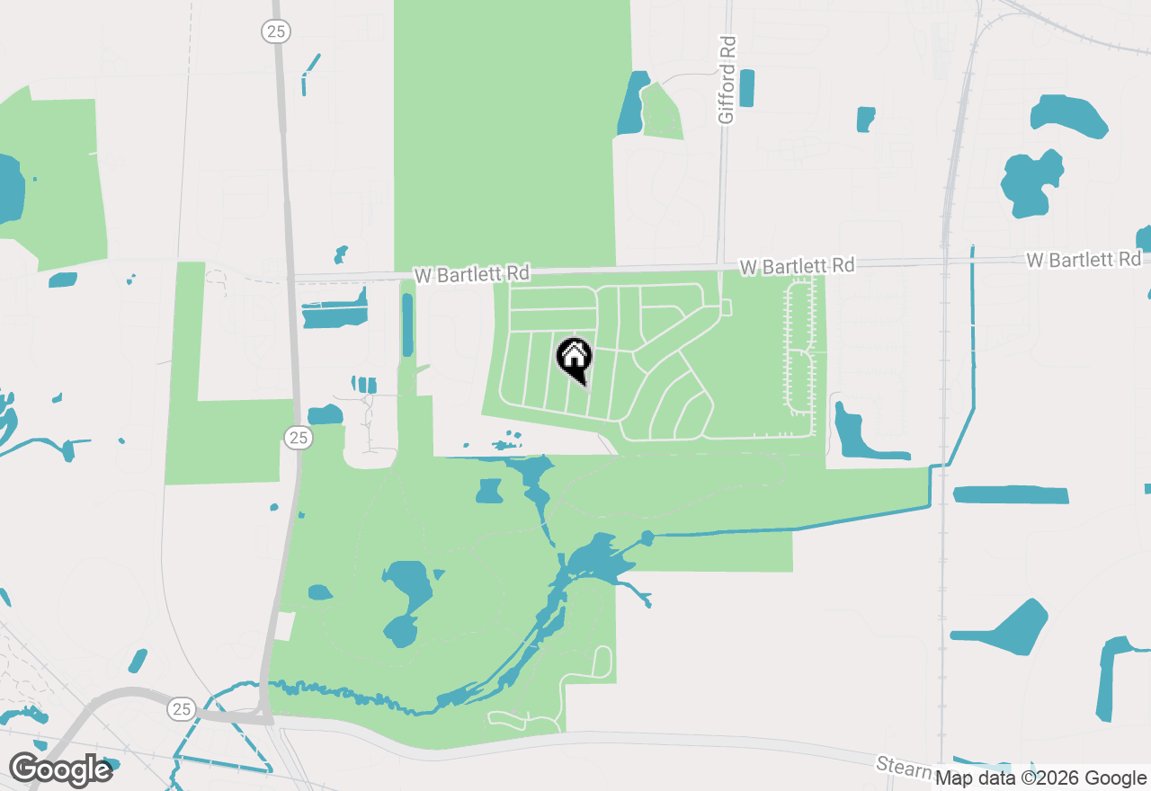Map of 241 Cummings Drive, Bartlett, IL 60103