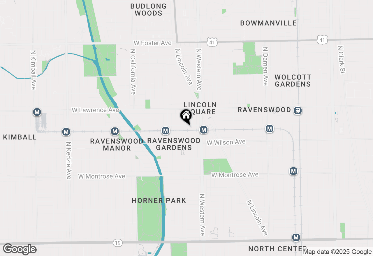 Map of 2455 W Leland Avenue #1, Chicago, IL 60625