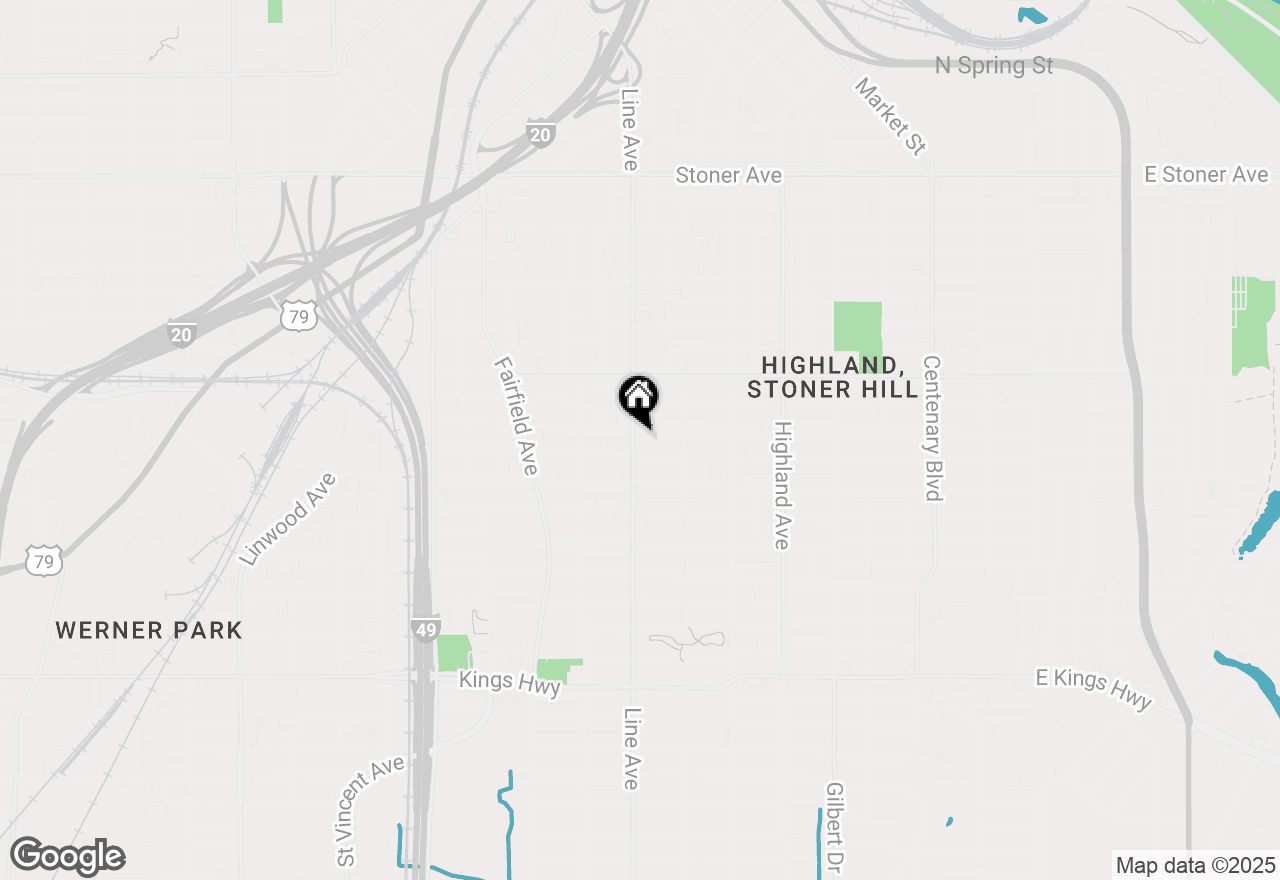 Map of 2219 Line Avenue, Shreveport, LA 71104