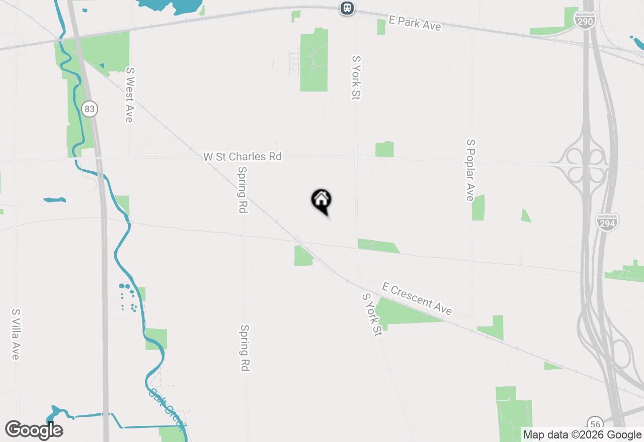 Map of 480 S Cottage Hill Avenue, Elmhurst, IL 60126