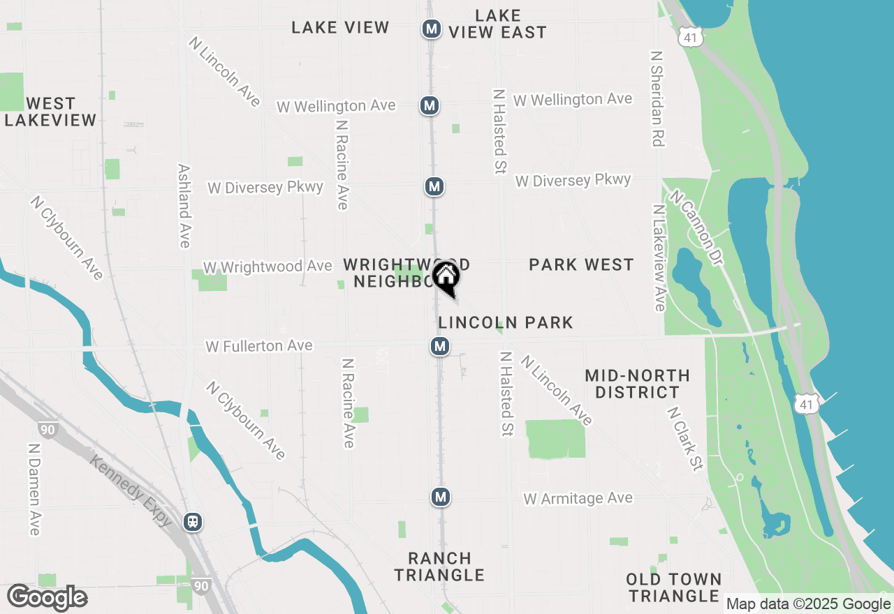 Map of 929 W Altgeld Street #4, Chicago, IL 60614