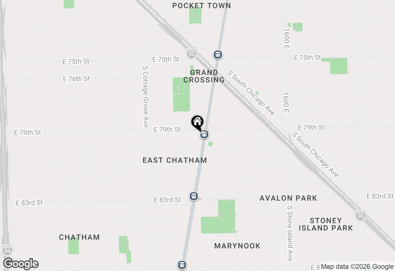 Map of 7918 S Greenwood Avenue, Chicago, IL 60619