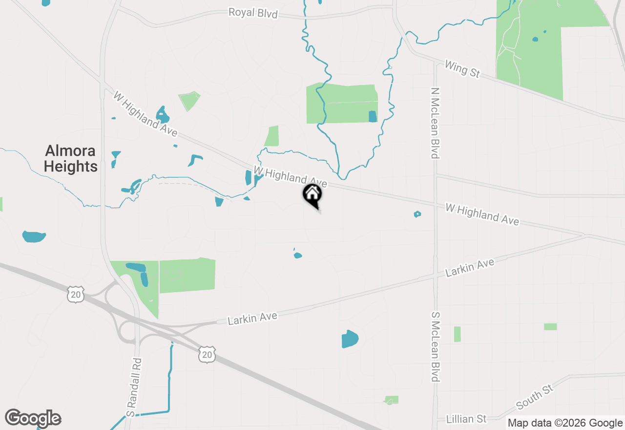 Map of 190 Old Forge Road, Elgin, IL 60123