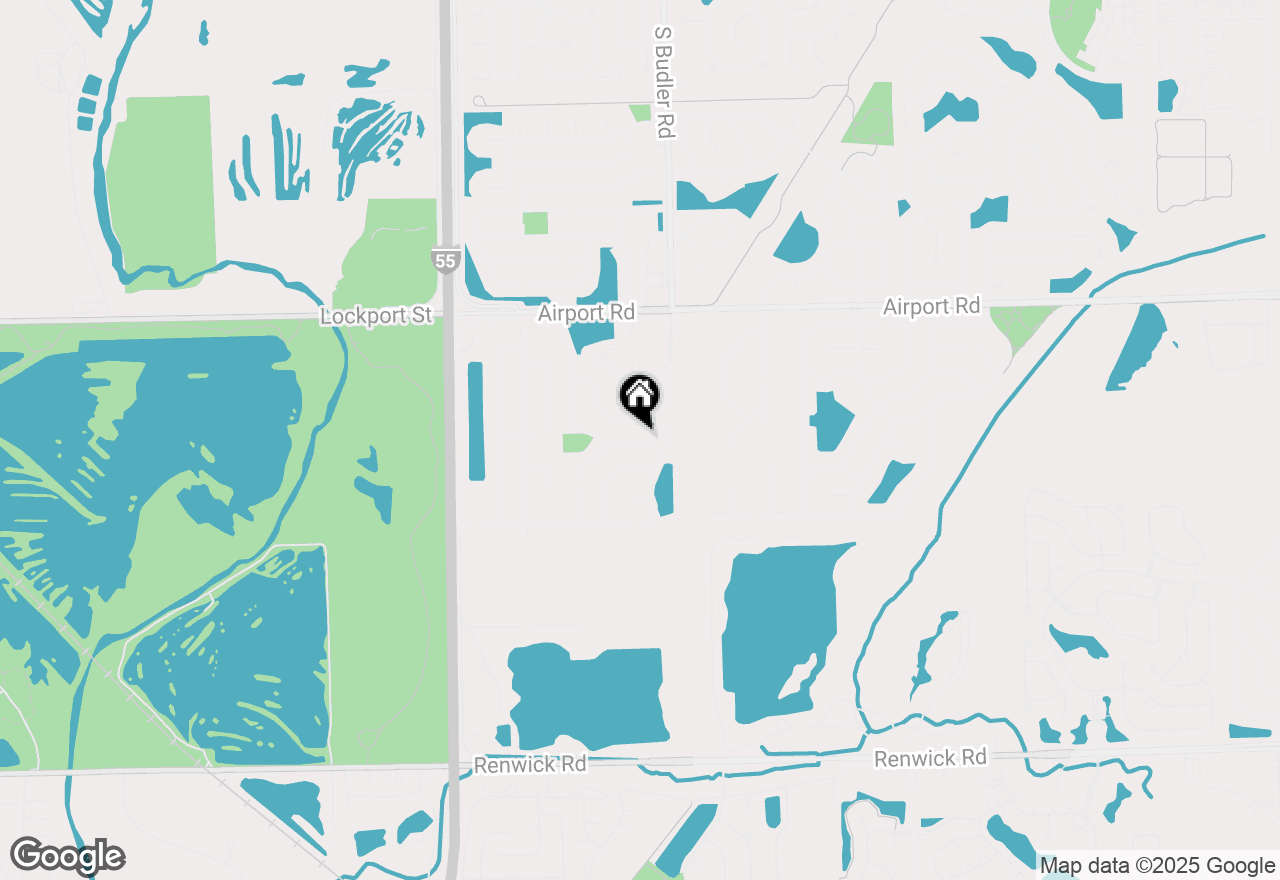 Map of 1932 W Ashbrooke Road, Romeoville, IL 60446