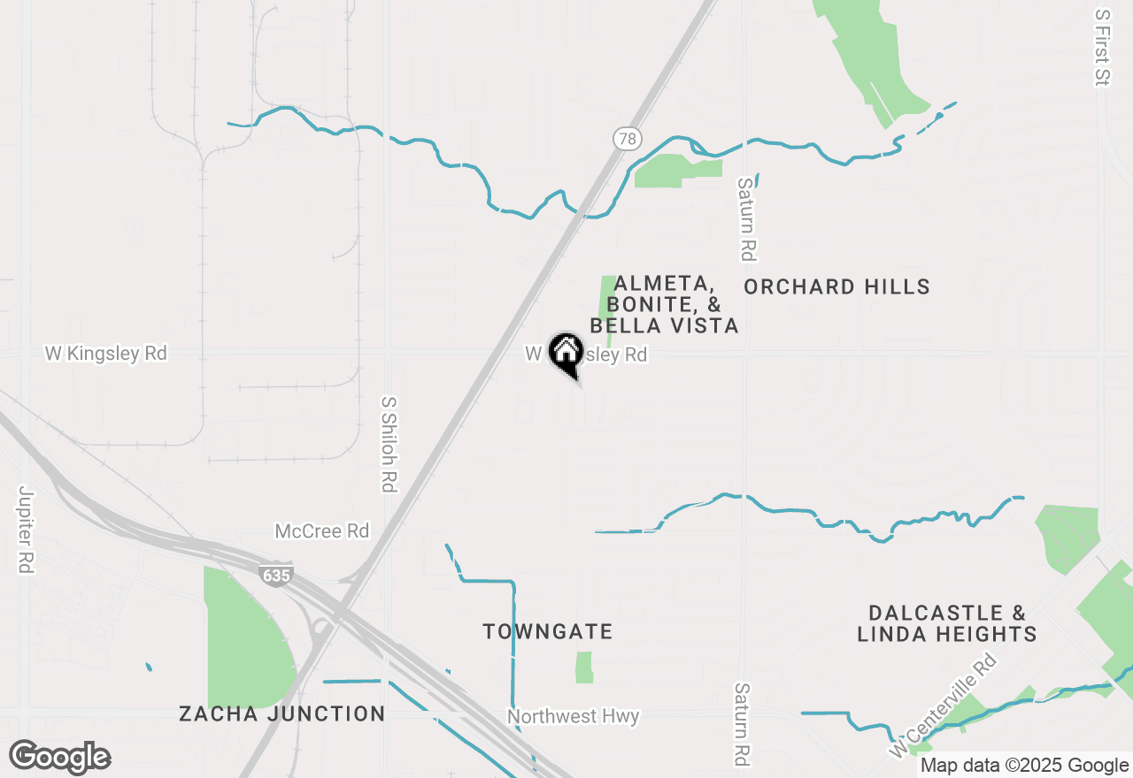 Map of 1943 Cranford Drive #104, Garland, TX 75041