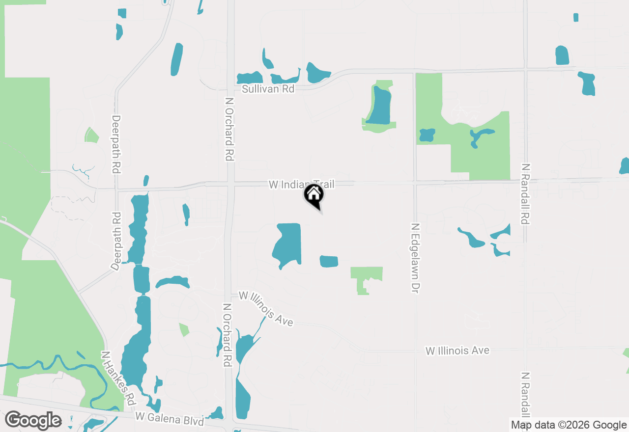 Map of 1071 Almond Drive, Aurora, IL 60506