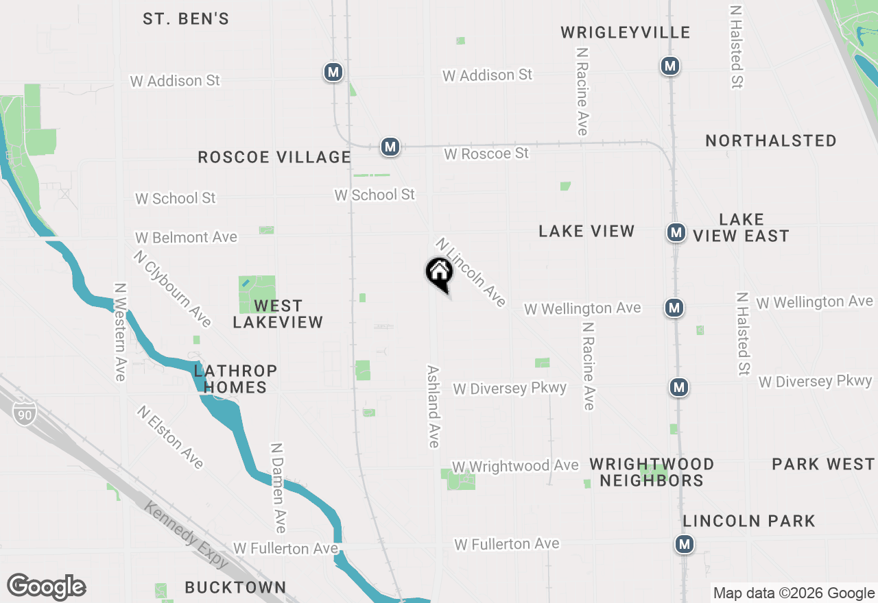 Map of 3011 N Ashland Avenue #4S, Chicago, IL 60657