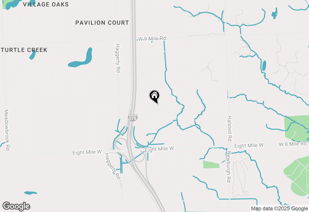 Map of 21301 Woodhill Drive, Northville, MI 48167