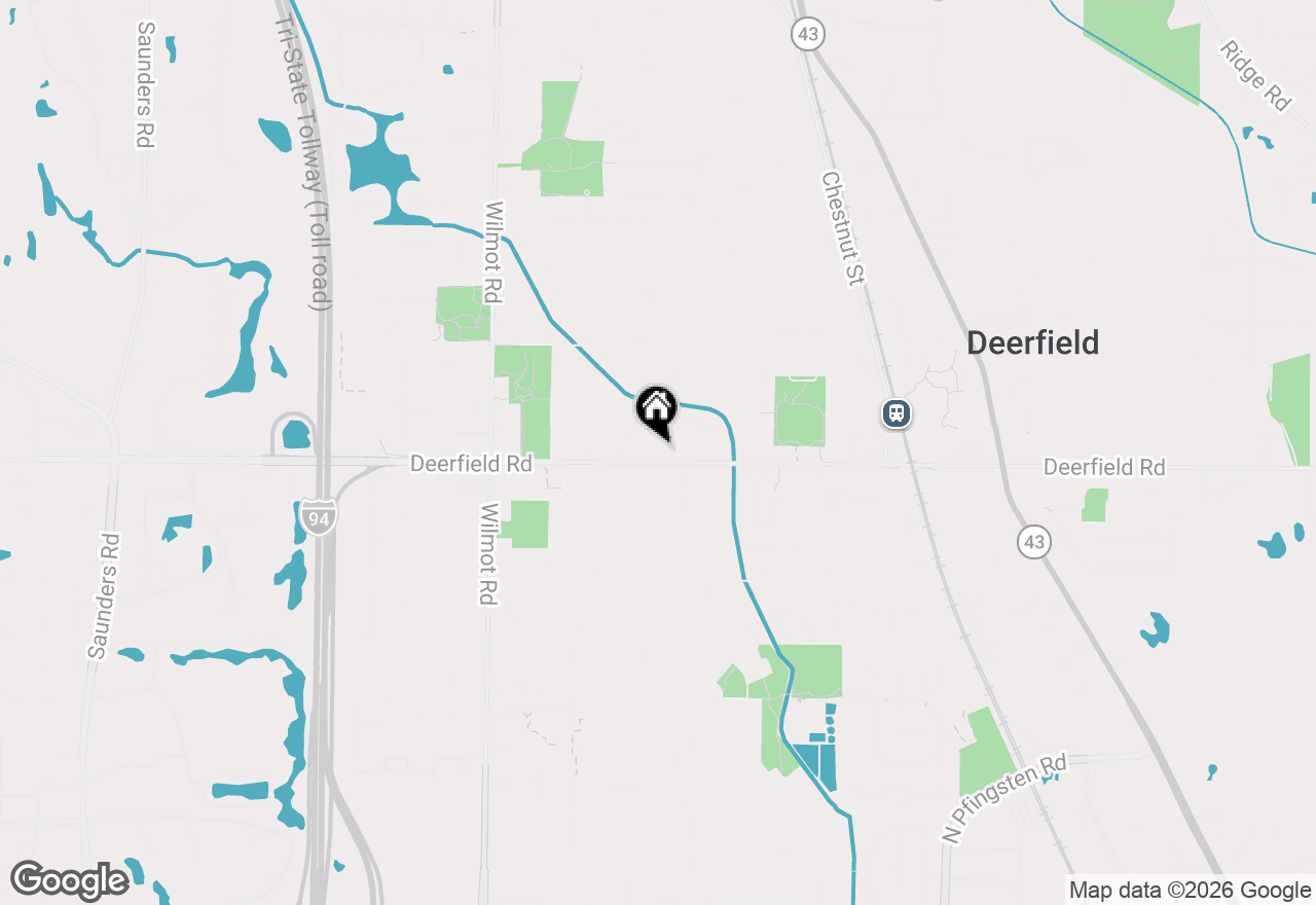 Map of 803 Pine Street, Deerfield, IL 60015