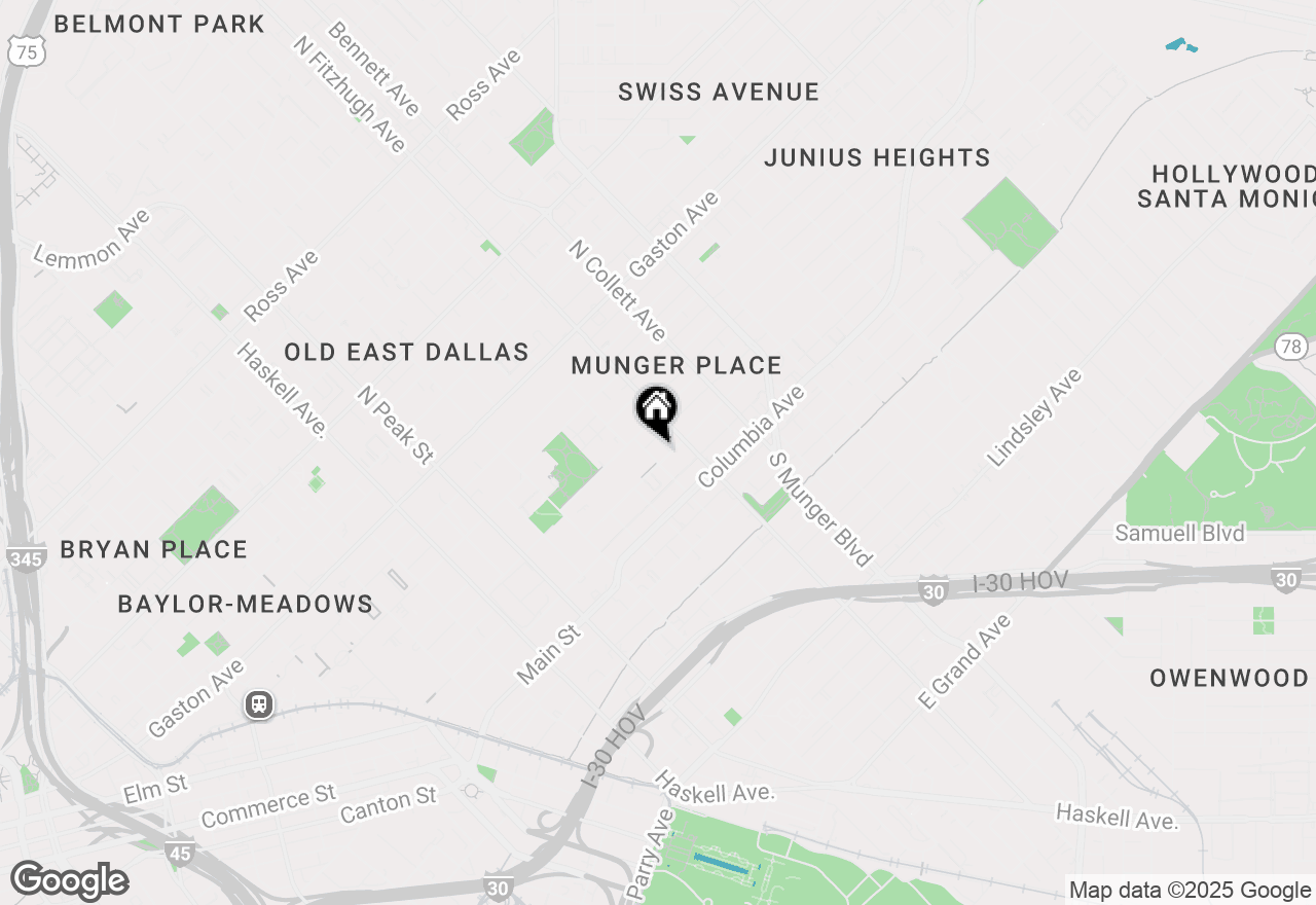 Map of 4807.5 Reiger Avenue, Dallas, TX 75246