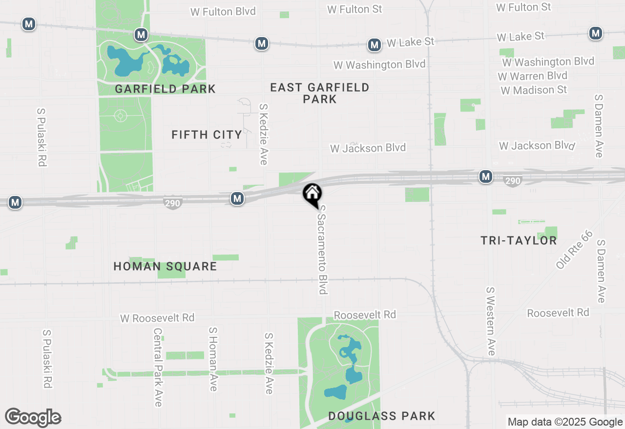 Map of 3018 W Flournoy, Chicago, IL 60624