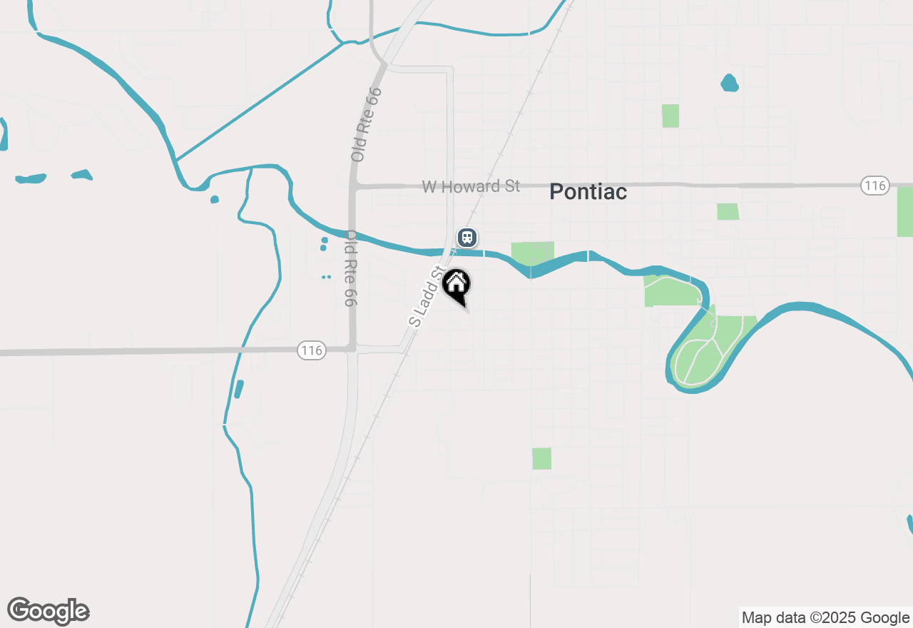 Map of 734 W Henry Street, Pontiac, IL 61764