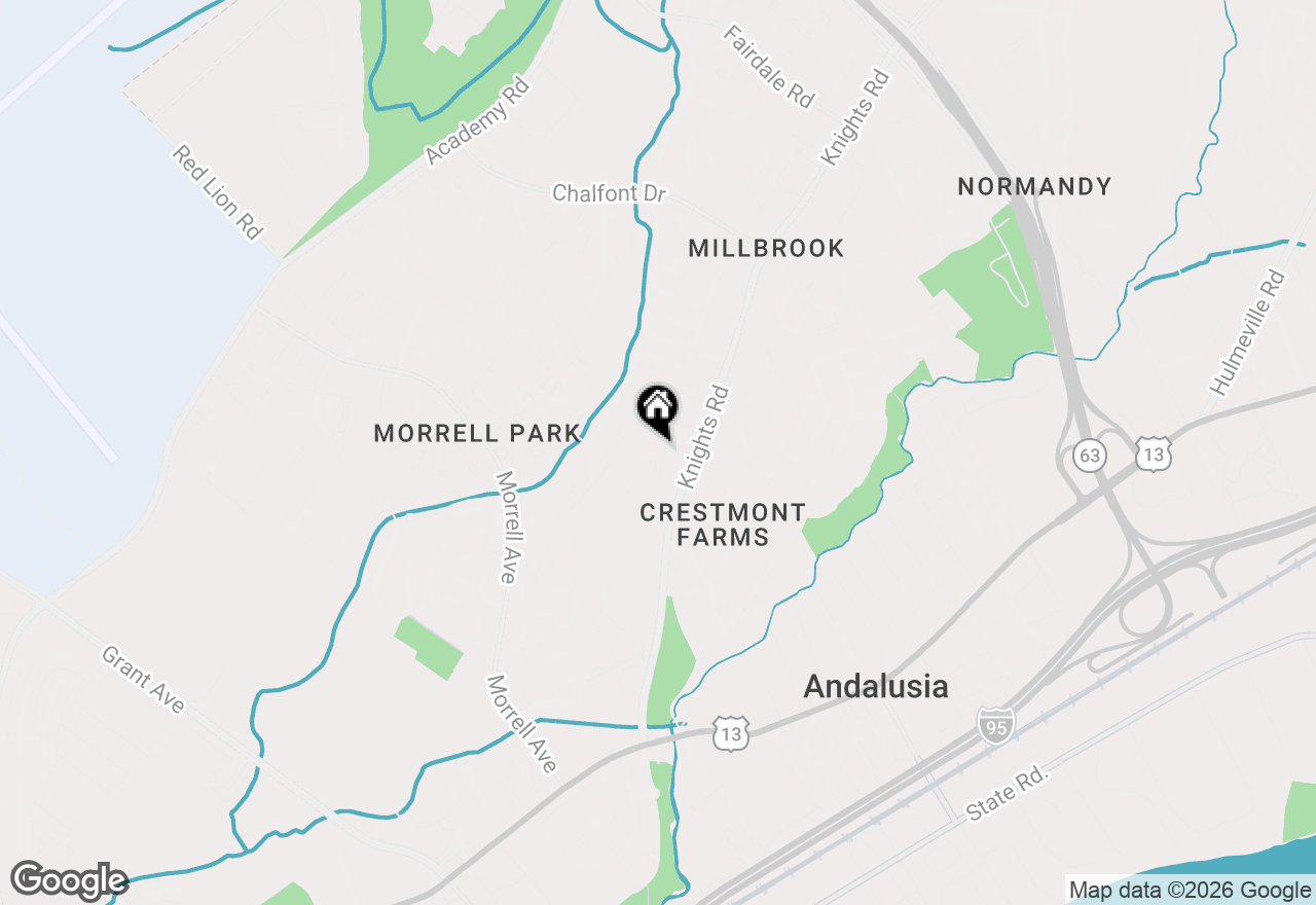 Map of 10906 Kipling Lane, Philadelphia, PA 19154