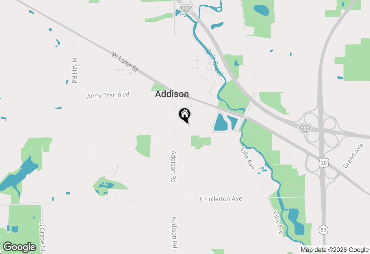 Map of 17 N Iowa Avenue, Addison, IL 60101