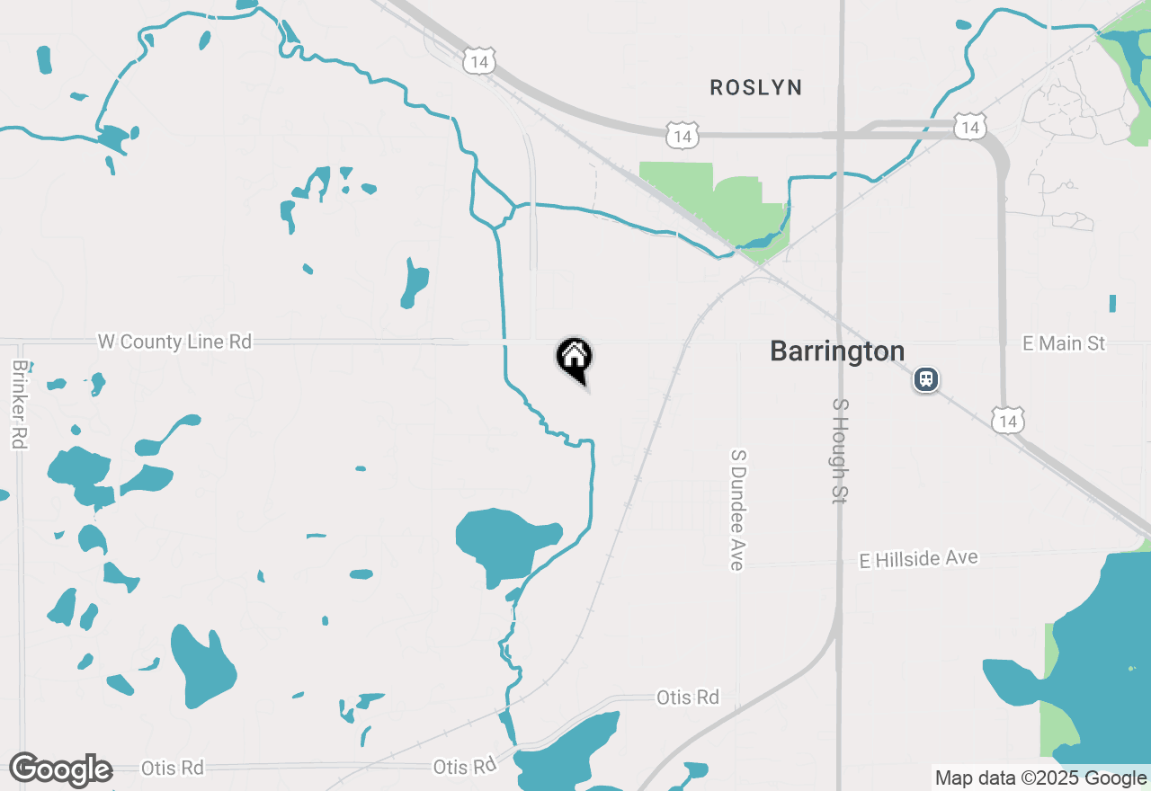 Map of 617 Main Street, Barrington, IL 60010