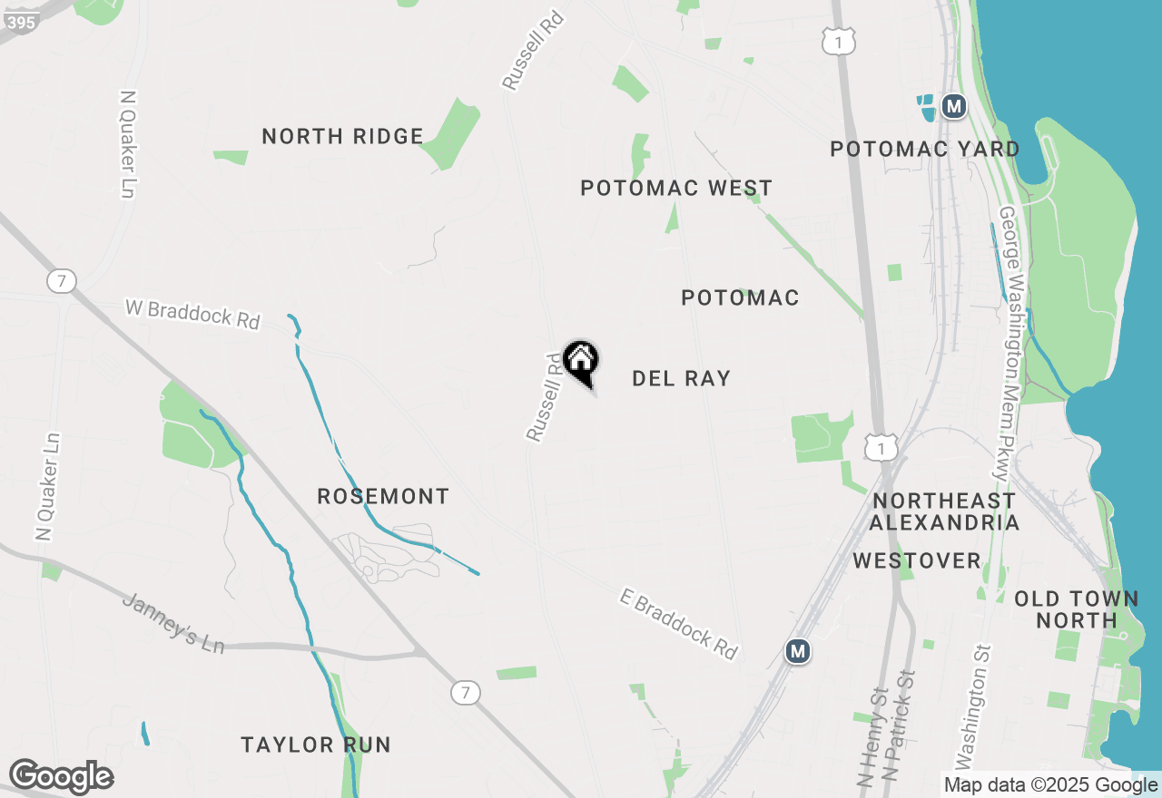 Map of 10 W Howell Avenue, Alexandria, VA 22301
