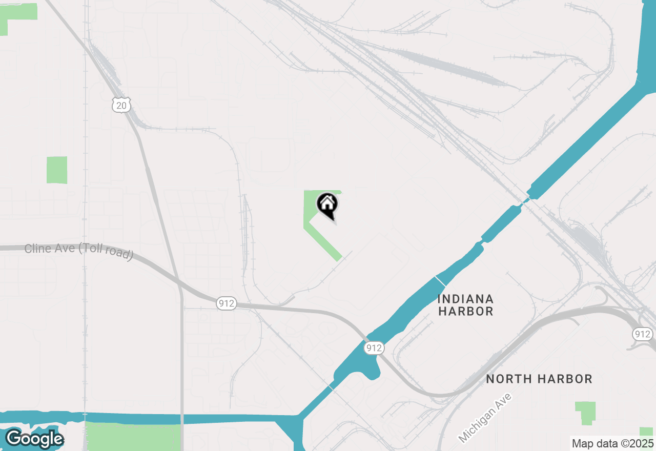 Map of 412 Liberty Street, East Chicago, IN 46312