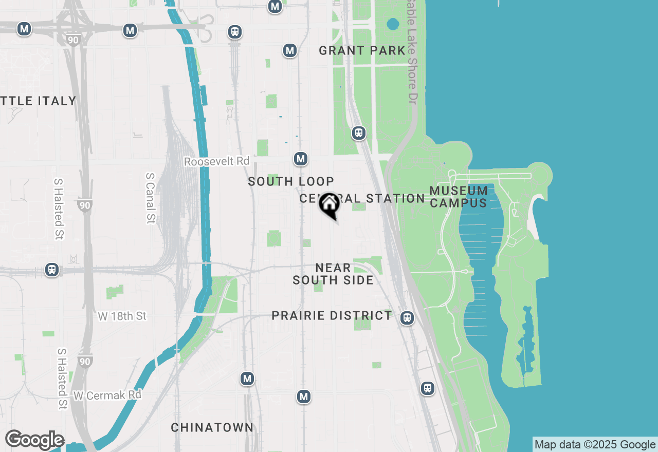 Map of 1430 S Michigan Avenue #510, Chicago, IL 60605