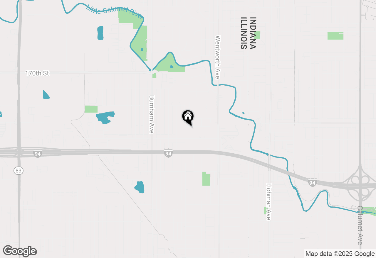 Map of 3409 173rd Place, Lansing, IL 60438