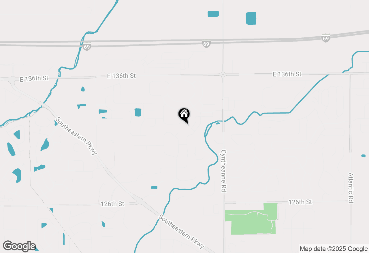 Map of 13334 Fielding Way, Fishers, IN 46037