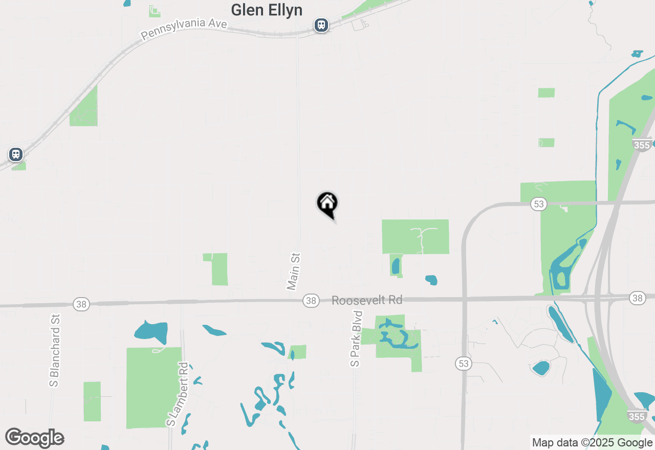 Map of 569 Fairview Avenue, Glen Ellyn, IL 60137