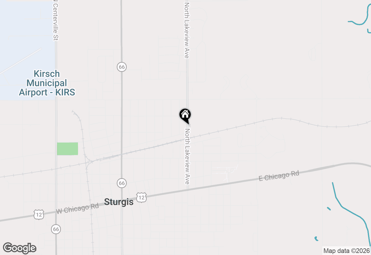Map of 408 N Lakeview Avenue, Sturgis, MI 49091